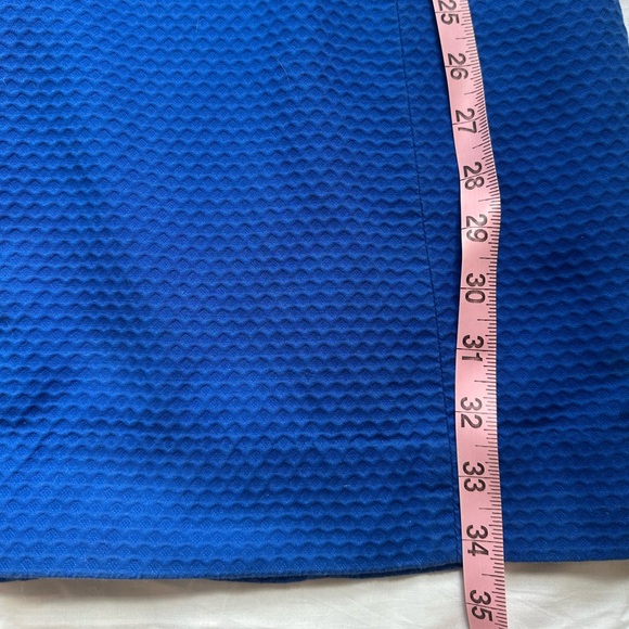 Lilly Pulitzer Gabby Blue/Gold Embroidery Shift Dress - Picture 8 of 10